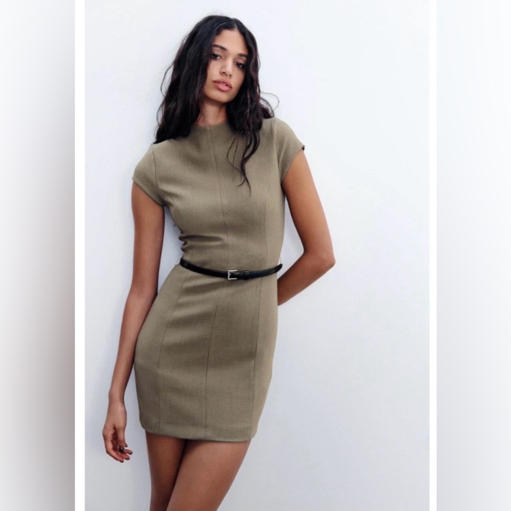 Zara Mini Dress with Black Belt
